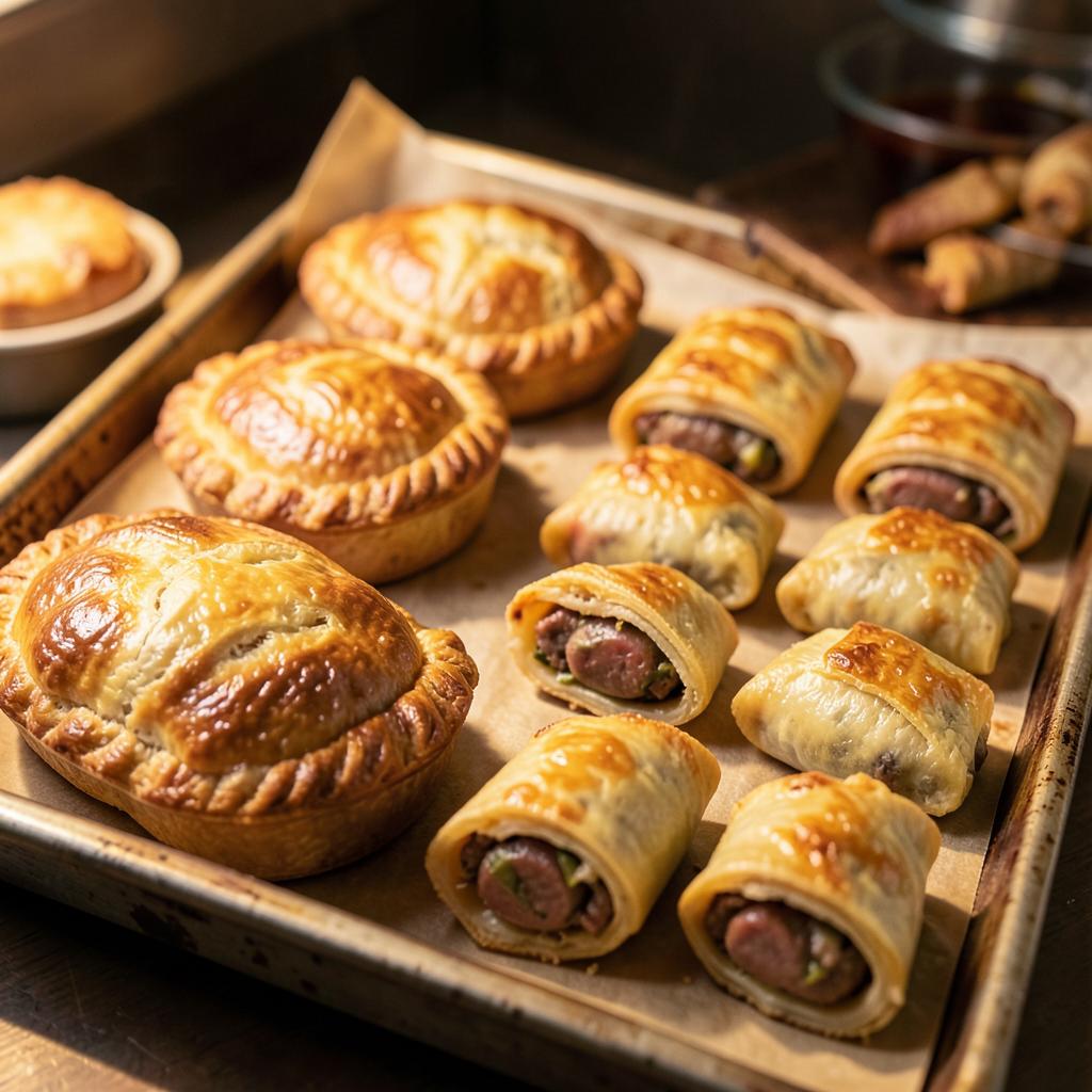 Pies, Rolls & Samosas at Moju's Pastries & Cakes, Douala